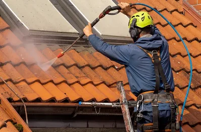 Démoussage et hydrofuge de toiture à Hillion